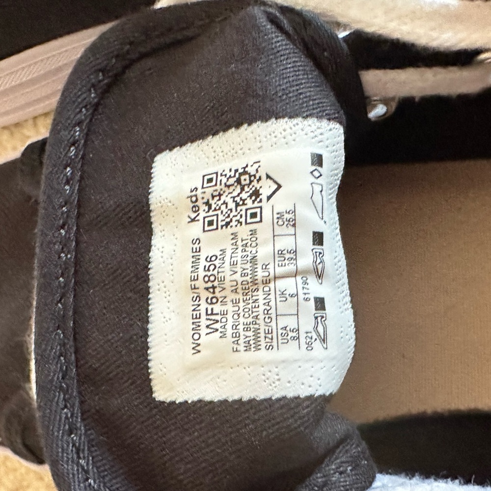 Keds Classic Black Canvas Women’s Shoes size 8 1/2 - Picture 4 of 4